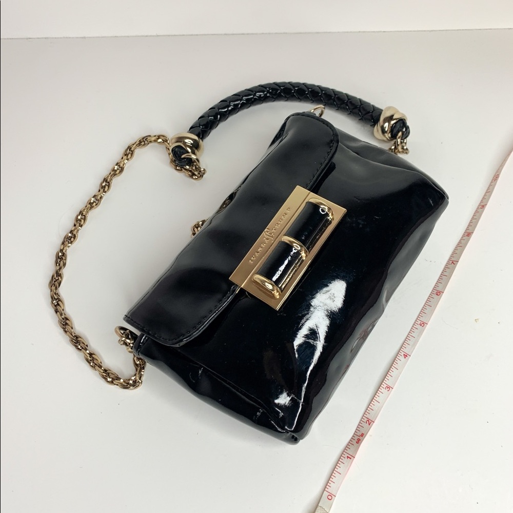 Ivanka Tump Black Pleather Mini Bag